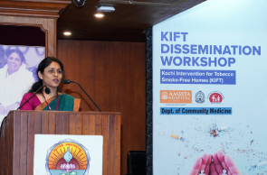 Amrita Hospital Makes Homes Smoke-Free with KIFT Project