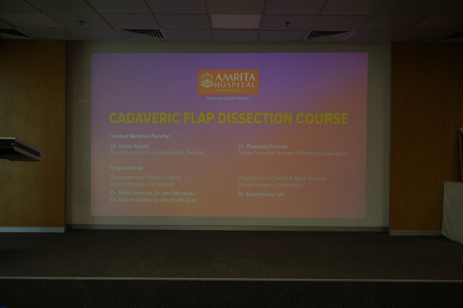 cadaveric-flap-dissection-course-advancing-skills-in-reconstructive-surgery-at-amrita-hospital-faridabad