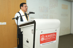 Hon’ble Union Minister Shri Sarbananda Sonowal Visits Amrita Hospital, Faridabad
