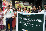 Amrita Hospital, Kochi, Observed World Glaucoma Week with Awareness Campaigns.