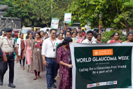 Amrita Hospital, Kochi, Observed World Glaucoma Week with Awareness Campaigns.