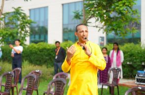 Amrita Hospital and Amrita Vishwa Vidyapeetham Faridabad Celebrated International Yoga Day